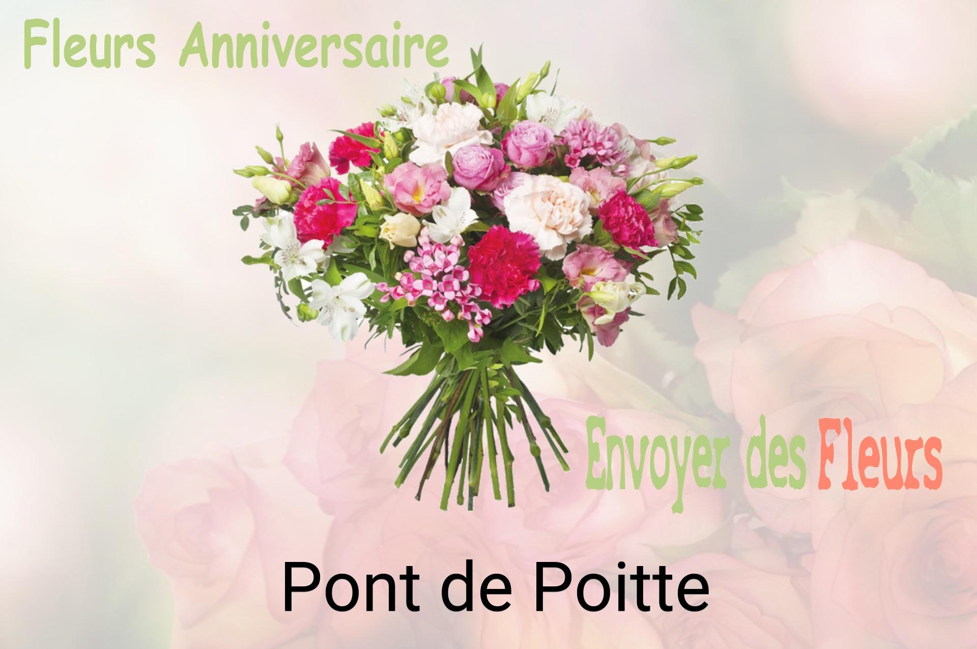 Bouquet de fleurs d’anniversaire livré à Pont-de-Poitte