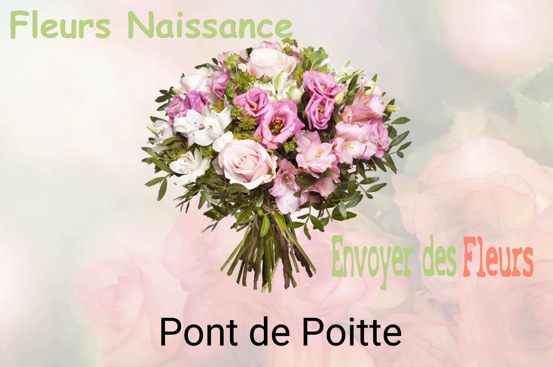 Bouquet de fleurs de naissance livré à Pont-de-Poitte